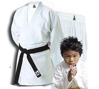Spirit Traditional White Cotton Judo Wrap Over Student Uniform Cotton 2/150cm