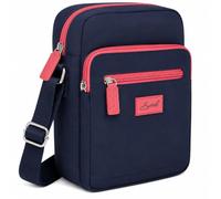 Spirit - Unisex Lightweight Splash Resistant Crossbody Bag - Medium Shoulder Bag with Multiple Pockets Travel Essentials with Adjustable Strap - 22cm W x 8.5cm H x 24cm D
