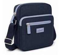 Spirit Unisex Lightweight Waterproof Crossbody Bag, Navy/Cornflower