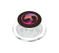 Spirit Untamed - Ghost and Happy Silhouette PopSockets PopGrip for MagSafe