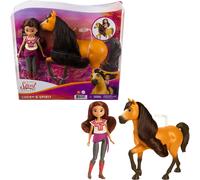 Spirit Untamed Lucky Doll 17cm with 7 Movable Joints & Spirit Horse 20cm