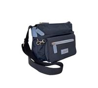 Spirit - Waterproof Crossbody Bag - Unisex Lightweight Travel Bag with Multiple Pockets and Adjustable Shoulder Strap for Comfort - 24.5cm W x 19.5cm H x 10cm D (Navy/Cornflower)