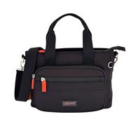 Spirit Westerleigh Eco Friendly Polyester Waterproof Crossbody -Lightweight - Handheld Travel Bag - Multiple Sections & Detachable Adjustable Strap - Small Size (Black)