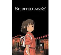 Spirited Away (2001) V5 Animated Movie Poster Framed or Unframed Glossy Poster (A2 - 420 × 594 mm Unframed)