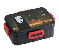 Spirited Away Bento Lunch Box (22 oz) - Cute Lunch Carrier with Safe 4-Point Lock Lid - Authentic Japanese Design - Durable, Microwave and Dishwasher Safe - Without Face
