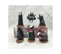 Spirited Away No-Face Man 6-Piece PVC Figure Set - Car Decor & Home Display