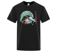 Spirited-Away-T-Shirts-Mens-Summer-Brand-Short-Sleeve-Male-Tops-Hip-Hop-Streetwear-Men-Tee Black