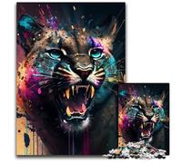 Spirited Cougar 1000 Piece Jigsaw Difficult Puzzles for Adults Educational Activity for Cognitive Skills Cognitive Skill Improvement 26X38CM/10.23x14.96inch
