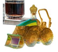 Spirits Bottle, Party 3D Tractor Spirit Bottle for Bar Shelf, Whiskey Lovers and as a Gift Idea
