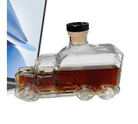 Spirits Decanter - Whisky Container in Half Truck Design | 375 ml Kitchen Spirits Container with Interesting Plug for Brunch, Beer, Champagne, Birthday, Wedding Parties and Home Events