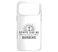 Spirits Lead Me Where My Trust Is Without Borders Cross Case for iPhone 17 Pro Max