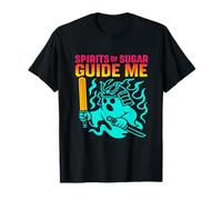 Spirits of Sugar Guide Me Funny Churro Samurai Ghost Pastry T-Shirt