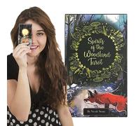 Spirits of the Tarot, Fortune Telling Oracle, 4.06x2.36 Inches Divination Cards with Guidebook, Paper Mystic Tools, Tarots Bundle with Insight Feature, Spiritual Supplies for Fate and Party