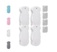 Spirittion Magic Exfoliating Bath Sponge - 3D Newsparkings Super Soft Exfoliating Bath Sponge, Skin-Friendly Reusable Shower Sponge, Gentle Alternative to Gloves for Smooth Radiant Skin(4pcs-a)