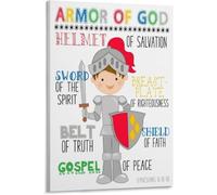 Spiritual Armor Knight Poster Ephesians 6 10 18 Wall Art