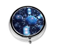 Spiritual Art Print Personalised Portable Pillbox with,Mini Pillbox Compact and Convenient Pill Organiser for Storing and Organising Pills