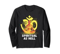 Spiritual As Hell Enlightenment Yoga Meditation Long Sleeve T-Shirt