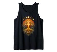 Spiritual Believer Mystical Tree Cosmic Celestial Magic Tank Top