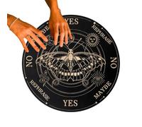 Spiritual Board - Decorative Wooden Letter Board and Iron - Decision Making Guessing Game for Beginners, Families and Friends