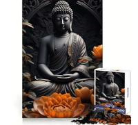 Spiritual Buddha Statue Jigsaws 1000 Pieces for Adults Mind Exercise Toy Stress Relief Design Assembly Elegant Gift 38x26cm