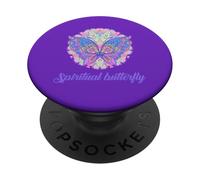 Spiritual Butterfly Body Energy Zen Namaste Yoga Meditation PopSockets Adhesive PopGrip