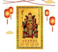 Spiritual Card Deck | General Male Pattern Souvenirs | Chinese Style Devotional Cards For The Year Of The Horse - For Men, Women, Dad, Mother, Grandpa Or Grandma, Friend, Husband