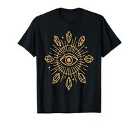 Spiritual Cosmic All-Seeing Eye with Radiant Energy Lines T-Shirt