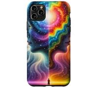 Spiritual Cosmic Mind Colorful Expression 5 Case for iPhone 11 Pro Max