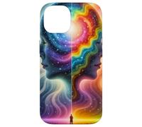 Spiritual Cosmic Mind Colorful Expression 5 Case for iPhone 14