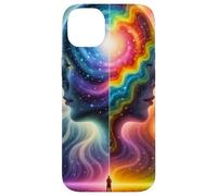 Spiritual Cosmic Mind Colorful Expression 5 Case for iPhone 14 Plus