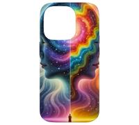 Spiritual Cosmic Mind Colorful Expression 5 Case for iPhone 14 Pro