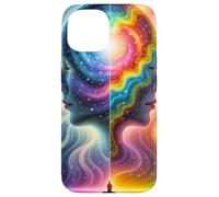 Spiritual Cosmic Mind Colorful Expression 5 Case for iPhone 15