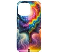 Spiritual Cosmic Mind Colorful Expression 5 Case for iPhone 15 Pro Max