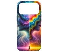 Spiritual Cosmic Mind Colorful Expression 5 Case for iPhone 17 Pro Max