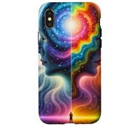 Spiritual Cosmic Mind Colorful Expression 5 Case for iPhone X/XS