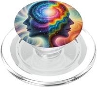 Spiritual Cosmic Mind Colorful Expression 5 PopSockets PopGrip for MagSafe