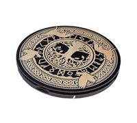 Spiritual Divination Runes Set - Wooden Symbols, Magnetic Box | Meditation Ritual Tools Use for Beginners Altar Guidance Ornaments Practice Energy Balance Decorative Travel Self Healing