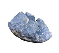 Spiritual Enhancement Natural Celestite - Stunning Gem Specimens | Strengthen Meditation Raw Celestite, Irregular Shape Raw Crystals for Living Room Shelf, Home Decoration, Mineral Specimen