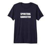 Spiritual Gangster Premium T-Shirt, Men, Navy, 3X-Large
