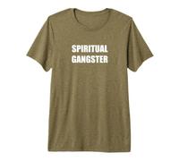 Spiritual Gangster Premium T-Shirt, Men, Olive, Large