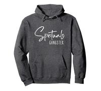 Spiritual Gangster Pullover Hoodie, Adult Unisex, Dark Heather Grey, XX-Large