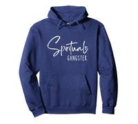 Spiritual Gangster Pullover Hoodie, Adult Unisex, Navy Blue, XX-Large