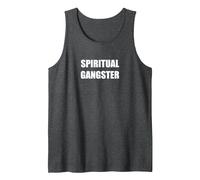 Spiritual Gangster Tank Top, Men, Dark Heather Grey, Large