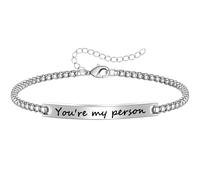 Spiritual Gifts for Men Teen Stocking Stuffers Men Bracelets I Love You Gifts for Him Adjustable Bar Silver Bracelet Birthday Christian Gift Motivational Encouragement Jewelry for Son Grandson Husband