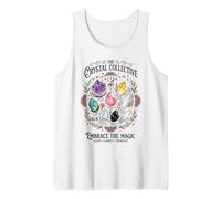 Spiritual Healing Crystals Illustration Magic Manifest Tank Top