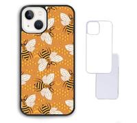 Spiritual Honeycomb Wasp Bumblebee Aesthetic Y2K Black White Clear Compatible With iPhone 6 7 8 SE 2020 X XR XS 11 12 13 14 15 16 16E 17 Air Pro Max Plus Mini Bumper Case Custom Personalised Name
