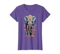 Spiritual Indian Elephant Bohemian Mandala Design T-Shirt