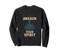 Spiritual Lotus Chakra Energy Flow Meditation Sweatshirt