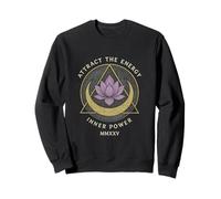 Spiritual Lotus & Moon Design for Positive Energy Sweatshirt