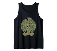 Spiritual Meditation Dot Art Mandala Tank Top